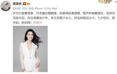 ​黄圣依综艺爆出离婚风波杨子言论引热议被揭曾公开批评老婆文化水平不足