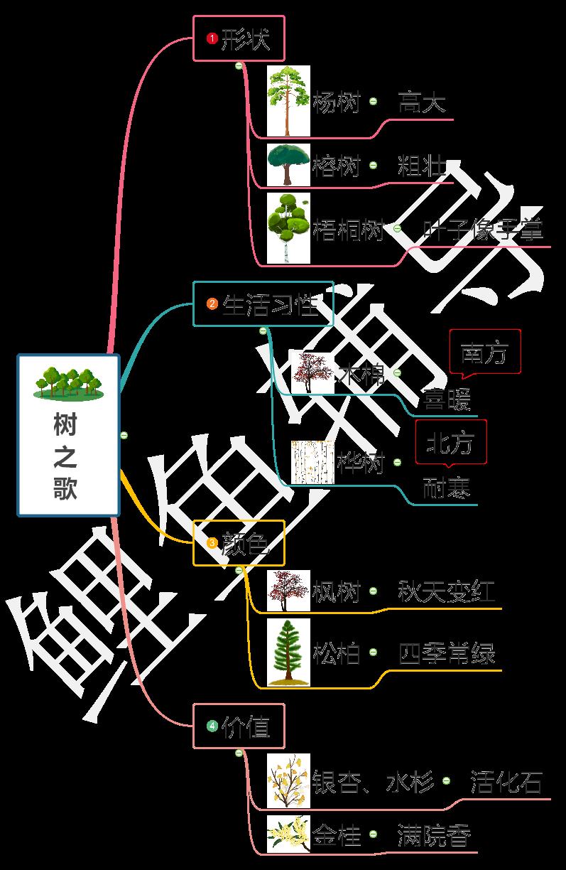​统编版二年级语文上册《树之歌》课文全解、预习资料