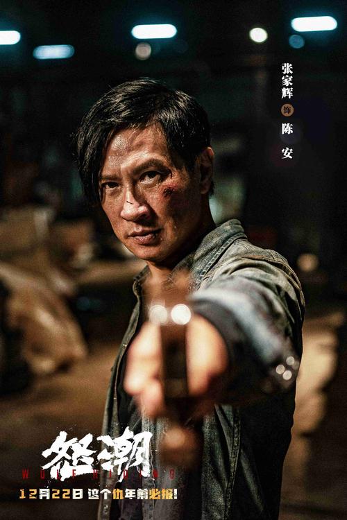 纯国产暗黑现实复仇爽片《怒潮》于今日全国上映，一场为爱复仇多方混战的浴血厮杀一触即发，并同步发布“愤怒的哥哥们”特辑。影片由马浴柯导演、编剧兼主演，张家辉、阮经天、王大陆领衔主演，秦沛、马浴柯、陈国坤