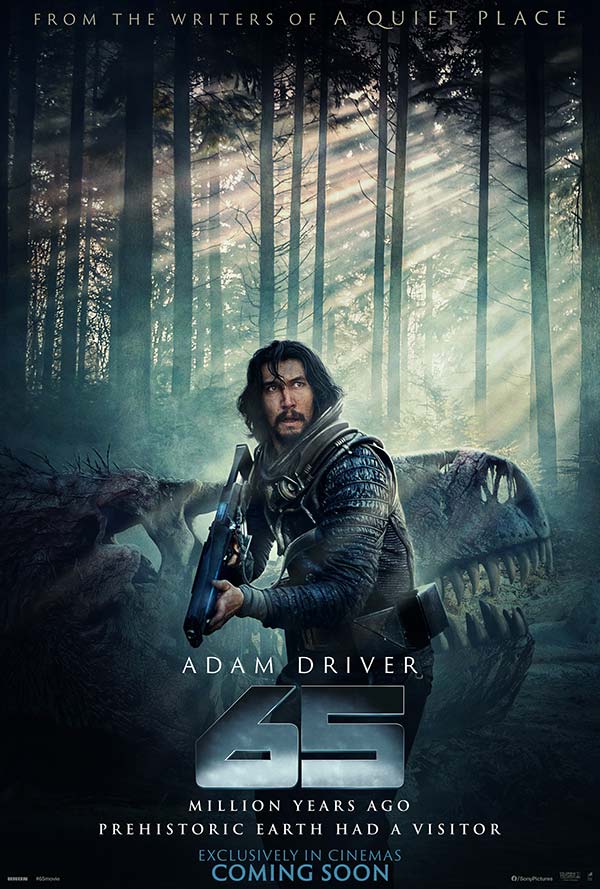 由索尼哥伦比亚影片公司出品的科幻惊悚力作《逃出白垩纪》（暂译）首曝预告及海报，人类飞船遭遇未知小行星撞机坠落，意外闯入6500万年前的史前地球，“大叔萝莉”开启惊悚大逃生模式！影片由《寂静之地》编剧史